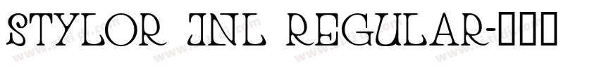 Stylor JNL Regular字体转换